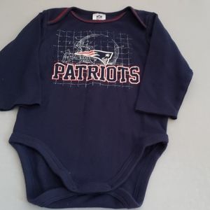 NE Patriots onesie